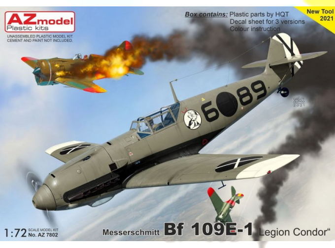 Сборная модель Bf 109E-1 Legion Condor