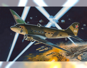 Сборная модель Ночной бомбардировщик Ли-2НБ