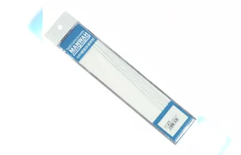 Пластиковый профиль прямоугольный 4мм*2мм*250мм, 4шт