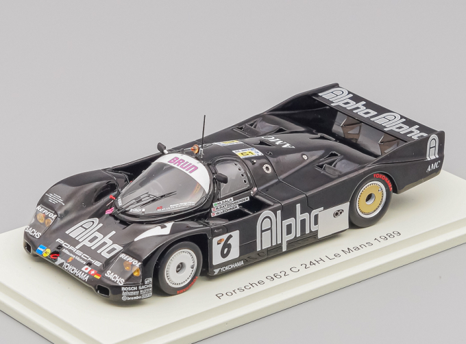 PORSCHE 962C №6 24h Le Mans, Sala/Ratzenberger/Lechner (1989), black