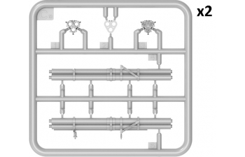 Сборная модель Military U.S. Fuel Drop Tanks And Bomb