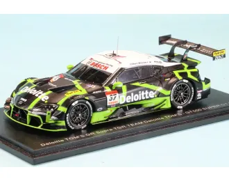 TOYOTA Supra Gr Team Tgr Deloitte Tom's №37 Gt500 Class Super Gt (2025) Ukyo Sasahara - Giuliano Alesi, Green Black White