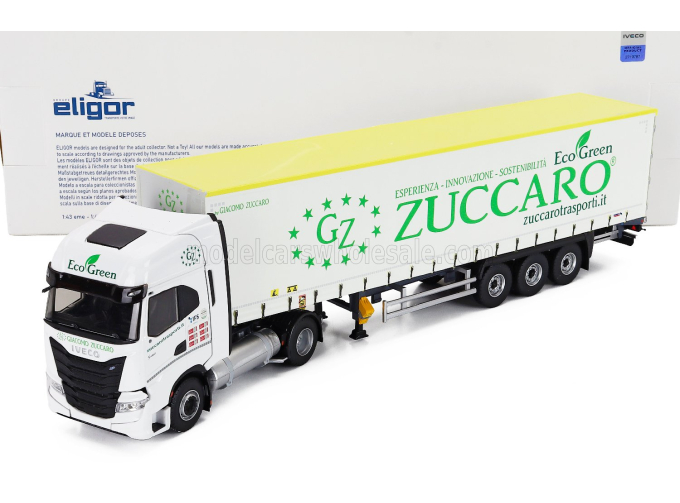 IVECO FIAT S-way Np Truck Telonato Zuccaro Transports (2020), White