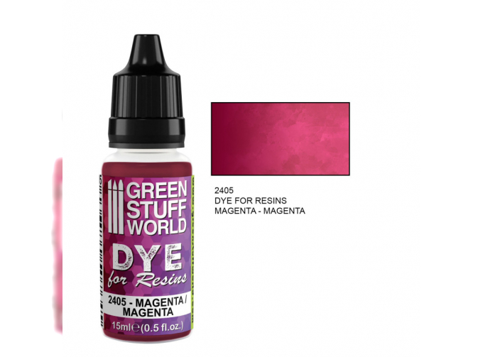 Краситель для смолы пурпурный 15 мл / Dye for Resins MAGENTA