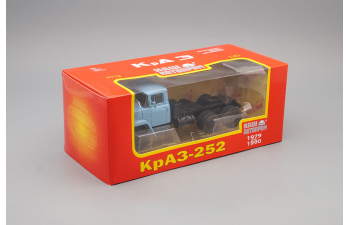 КРАЗ 252 седельный тягач (1979-1990), голубой