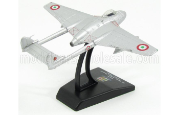 MACCHI Dh100 De Havilland Cacciabombardiere Vampire 6th Stormo 6th Gruppo Military Airplane 1946 9cm X 11.5cm, Silver