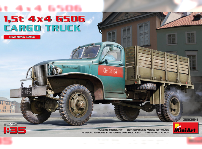 Сборная модель CHEVROLET G506 1.5t 4x4 Cargo Truck 1945