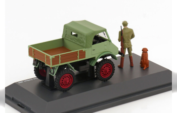 MERCEDES-BENZ Unimog 401 Truck (1953), Green Wood