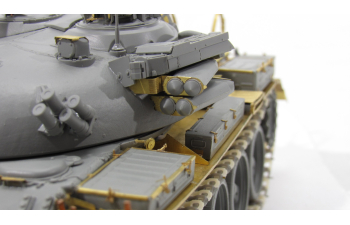 Фототравление Т-55АД Дрозд (Takom) надгусеничные полки