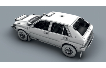 Сборная модель Lancia Delta Integrale Safari 16v (night version) №6 Winner Rally Safari 1991 Juha Kankkunen - Juha Piironen