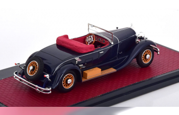 MERCEDES-BENZ 630K Roadster Murphy roof open (1925), dark blue