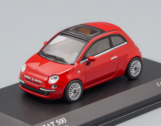 FIAT 500, red