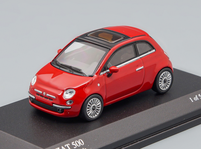 FIAT 500, red