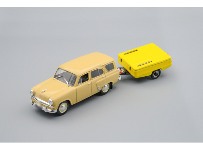 МОСКВИЧ 423 (Deagostini) с прицепом "Скиф-М"