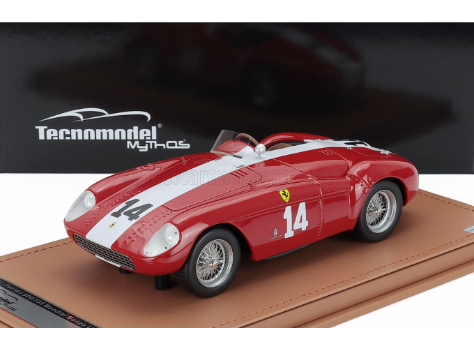 FERRARI 500 Mondial 3.0l Spider №14 Winner Monza & Supercortemaggiore Gp Mike Hawthorn - Umberto Maglioli (1956), Red White