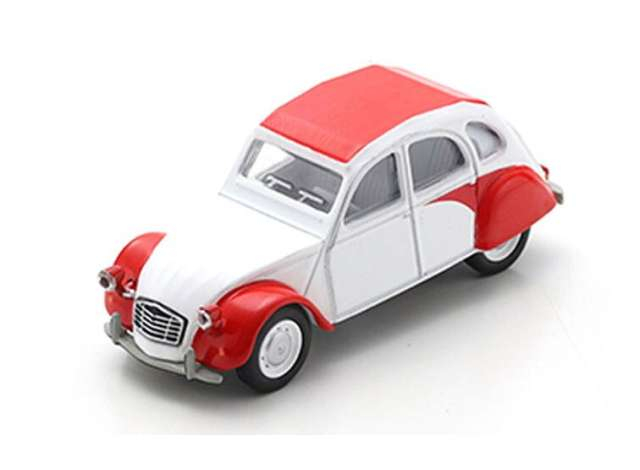 CITROEN 2CV, red / white