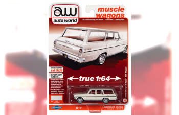 CHEVROLET Nova Station Wagon (1963), white