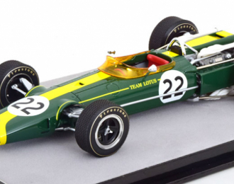 LOTUS F1 43 Team Lotus №22 Monza Italy Gp (1966) Jim Clark, British Racing Green Yellow