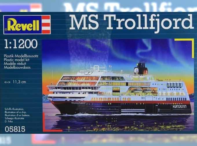 Сборная модель Круизный лайнер MS Trollfjord