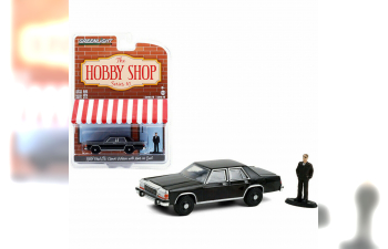 FORD LTD Crown Victoria с фигуркой 1987 Black  