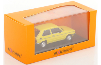 VOLKSWAGEN Golf Mki (1980), yellow