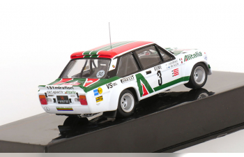 FIAT 131 Abarth Team Alitalia №3 3rd Rally Montecarlo (1979) Markku Alen - Ikka Kivimaki, White Green Red