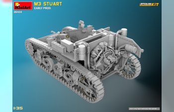 Сборная модель TANK M3 Stuart Military 1945