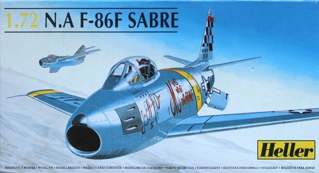 Сборная модель Американский истребитель North American F-86F Sabre