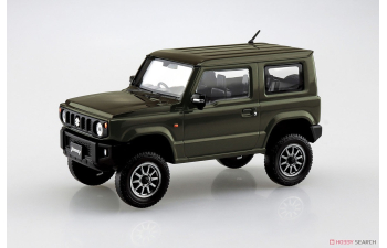 Сборная модель SUZUKI Jimny Custom Wheel(Jungle Green), SNAP KIT (сборка без клея)