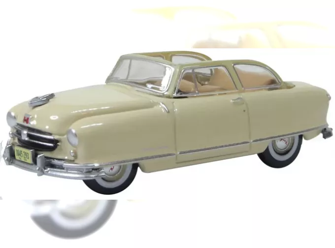 Nash RAMBLER Custom Landau Convertible (1950), beige