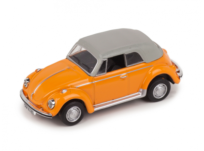 Volkswagen Beetle Cabriolet оранжевый с тентом