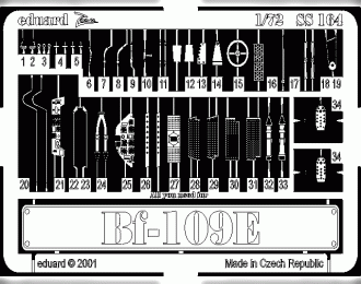 Фототравление для Bf 109E