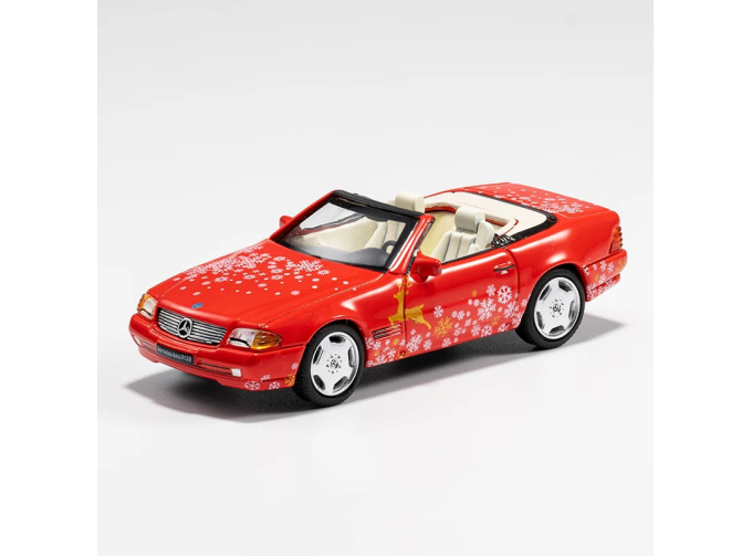 MERCEDES-BENZ SL500 Convertible R129 (1988), red