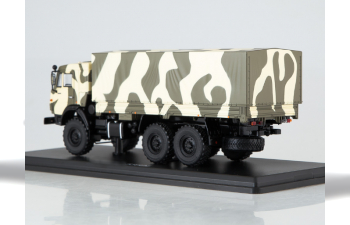 Камский грузовик 53501 Мустанг, камуфляж лесной