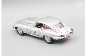 JAGUAR E-Type, серебристый, 19 см.