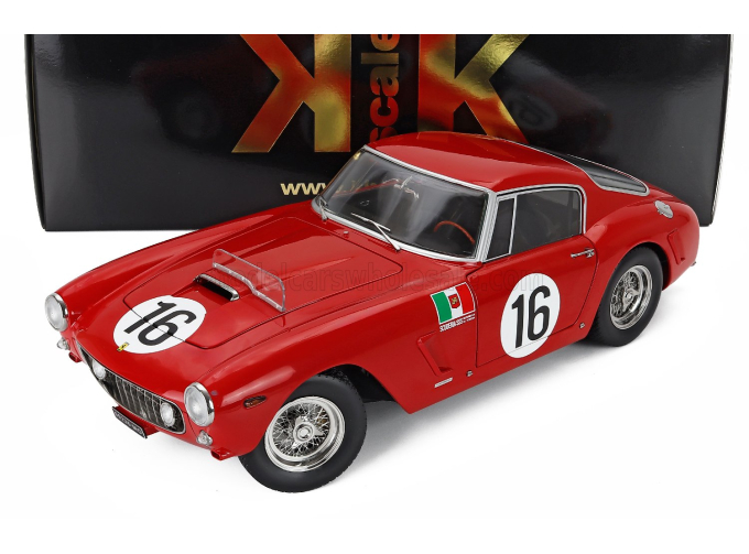 FERRARI 250GT SWB 3.0L V12 Coupe Team Scuderia Seranissima №16 24h Le Mans (1961) Maurice Trintignant - Carlo Maria Abate