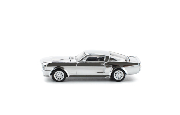 SHELBY Mustang GT500, silver chrome