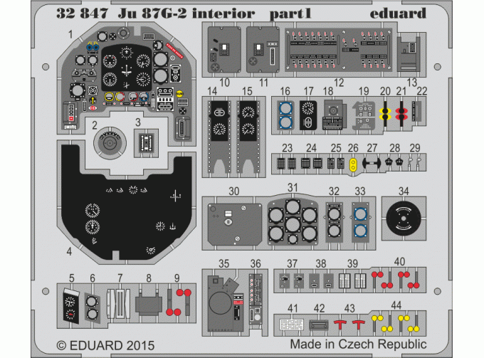 фототравление для Ju 87G-2 interior