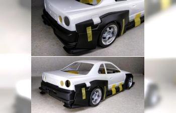 Аэродинамический обвес URAS Type GT для Nissan Skyline R34 GTR (Tamiya)