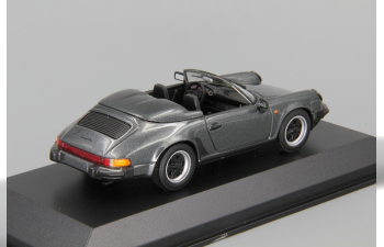 PORSCHE 911 Speedster (1988), grey metallic