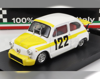 FIAT 600 ABARTH 850TC №122 COPPA COLLINA (1969) AVANTIERI BRESCI, WHITE YELLOW