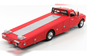 CHEVROLET C-30 TRUCK RAMP CAR TRANSPORTER (1967), RED