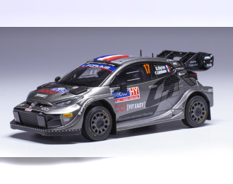 TOYOTA Yaris Gr Rally1 Team Toyota Gazoo Racing Wrt №17 Winner Rally Finland (2024) Sebastien Ogier - Vincent Landais, Grey