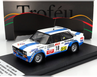 FIAT 131 Abarth (night Version) N 18 4th Rally 1000 Lakes (1979) Ulf Gronholm - Bob Rehnstrom, White Blue