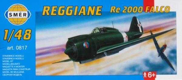 Сборная модель Самолёт Reggiane Re 2000 Falco