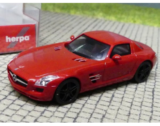 MERCEDES-BENZ SLS AMG (black rims), red
