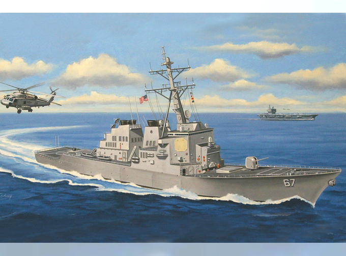 Сборная модель Американский Миноносец USS DDG-67 Cole