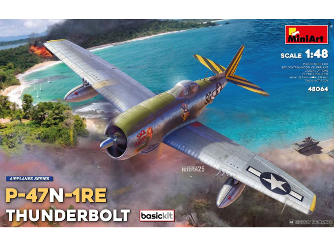 Сборная модель P-47n-1re Thunderbolt Airplane Military 1942