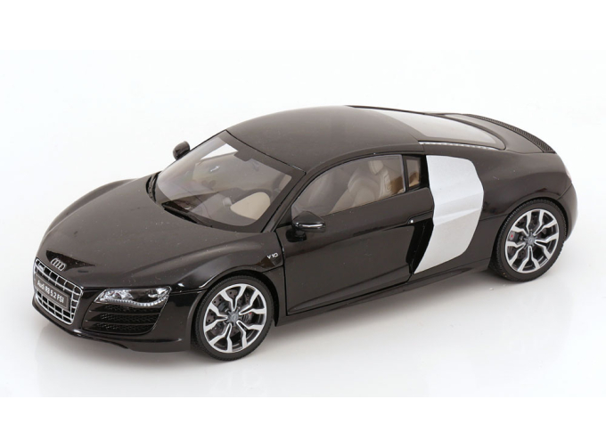 AUDI R8 5.2FSI quattro (2009), black metallic /silver