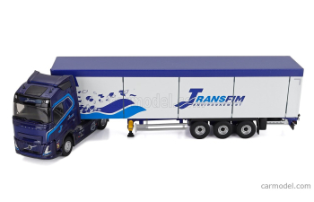 VOLVO Fh Aero 500 Truck Cassonato Transfim Transports (2024), Blue White
